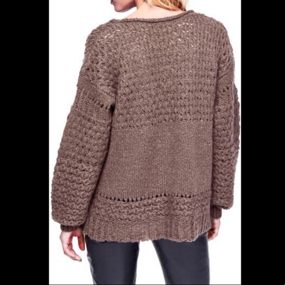 Free People Crashing Waves Pullover Sweater Small - Picture 2 of 6
